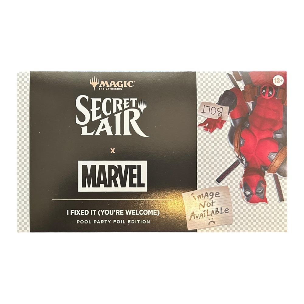 Magic The Gathering Secret Lair x Marvel Deadpool Pool Party Foil Edition NEW